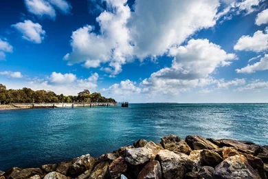 1920x1080 Beach Ocean Pier Wallpapers