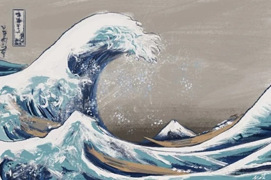 Hokusai Waves By Nixuboy On DeviantArt