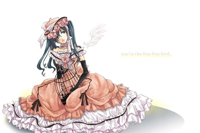 Wings Dress Pink Trap Birdcage Kuroshitsuji Ciel Phantomhive Cage ...