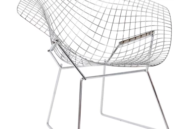 Knoll Chrome Bertoia Diamond Chair