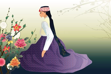 Korean Girl Cartoon HD Wallpaper.jpg