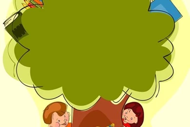 Hand Drawn School Kids Vector Backgrounds Material 02   Vector ...