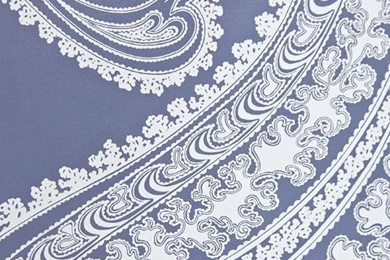 Rajapur Paisley Wallpapers Blue White