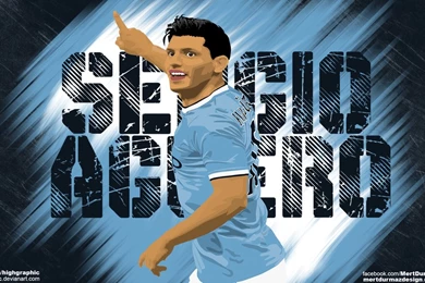 Sergio Aguero Vector Wallpapers HD By HighGraphic On DeviantArt