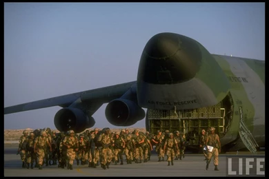 C 5 Galaxy Iraq Aircraft Military Soldiers Wallpapers   (