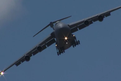 Awesome Lockheed C 5 Galaxy Flyby At Vertical Challenge   YouTube