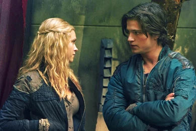 Clarke And Finn   The 100 (TV Show) Wallpapers (37904777)   Fanpop