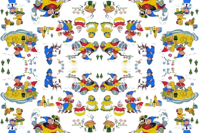 Vintage Noddy Giftwrap   Debi_birkin   Spoonflower