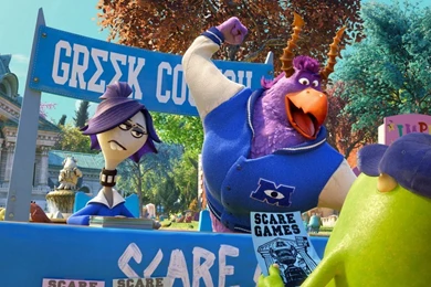 Monsters University Animation Movie Wallpapers 9   1366