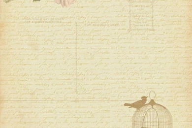 Lovely Bird Cage Vintage Backgrounds