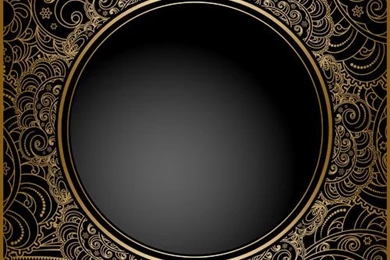 Black With Golden Vintage Backgrounds Art Vector 02   Vector ...