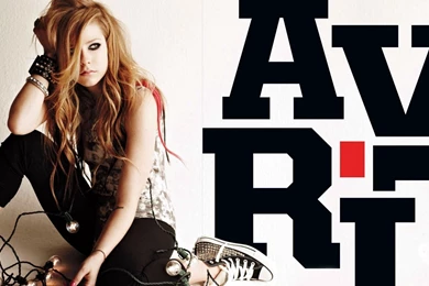 Download Wallpapers 1920x1080 Avril Lavigne, Girl, Sneakers, Emo ...