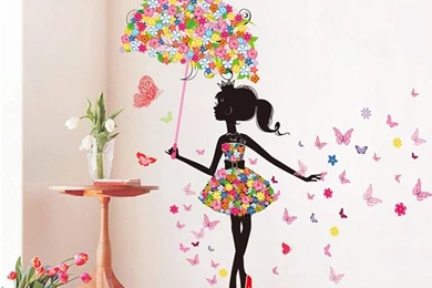 Compare Prices On Pink Butterfly Wallpapers  Online Shopping/Buy ...