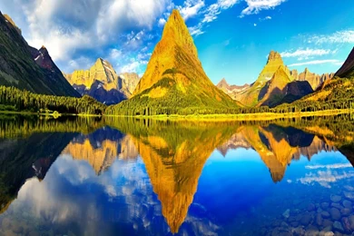 99walls Glacier National Park Dual Monitor Wallpapers