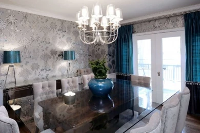 Modern Dining Room Wallpapers Furniwego Interior Regarding ...