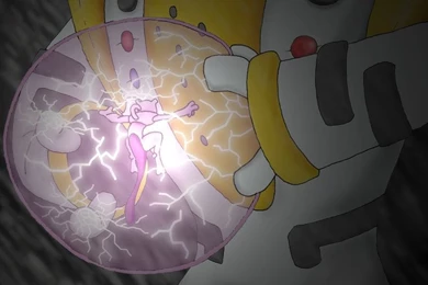 Regigigas Vs Mewtwo By Ragnarode On DeviantArt