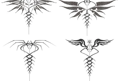 Tribal Caduceus By Exnihilonihil On DeviantArt