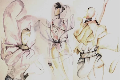 Fashion Sketches Wallpapers   Crazy Frankenstein