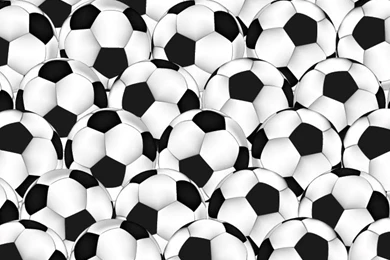 A Huge Collection Of Soccer Balls Vector