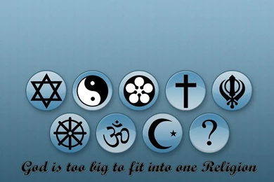 God Is Too Big To Fit Into One Religion Wallpapers Comparative ...