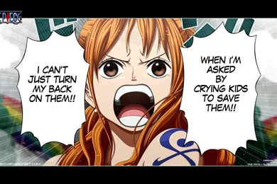 Nami (>w<)   One Piece Wallpapers (35335918)   Fanpop