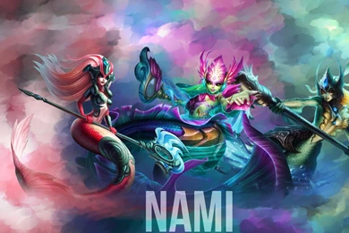 Nami Skins Fan Art   League Of Legends Wallpapers