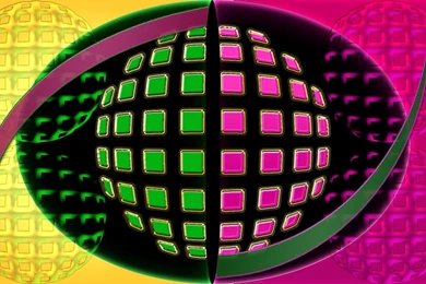 Two Tone Fluro Orb Split