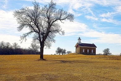 Abandoned Schoolhouse Arvonia, Kansas HD Desktop Wallpapers ...