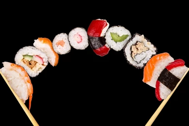 SUSHI Japanese Food Rice Japan Asian Oriental 1sushi Fish Seafood ...