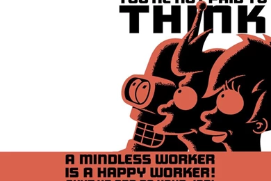 Futurama Propaganda Poster Wallpaper Backgrounds