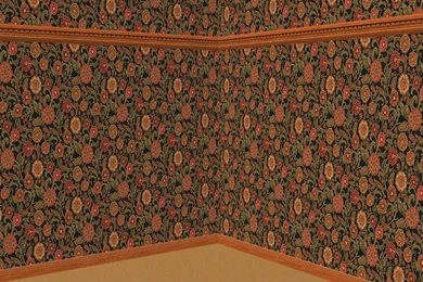Mod The Sims   Jacobean Style Bedding And Wallpapers