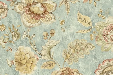 RW40002 Blue Jacobean Floral   Olivia   Rustico Wallpapers By ...