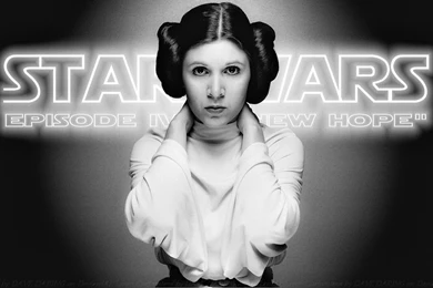 Carrie Fisher Princess Leia Poster By Dave Daring On DeviantArt