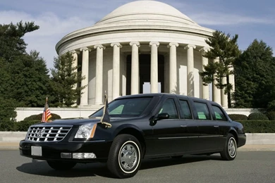 2006 Cadillac DTS Presidential Limousine   Jefferson Memorial ...