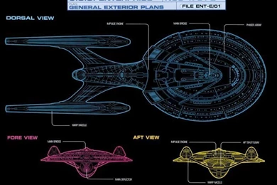 Enterprise Schematic   Star Trek The Next Generation Wallpapers ...