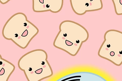 Kawaii Bread iPhone 5 Wallpapers (640x1136)