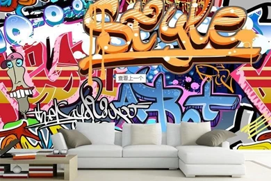 Online Get Cheap Graffiti Wallpapers  Aliexpress.com