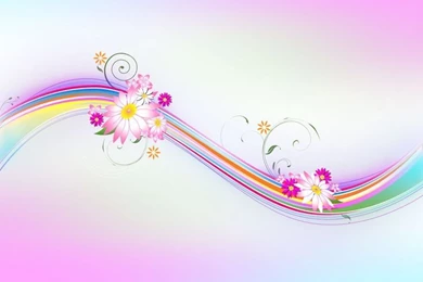 Sample Pink Floral Ppt Backgrounds