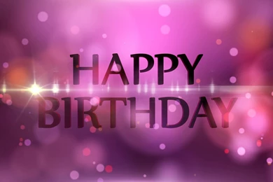 Happy Birthday   Motion Graphics Backgrounds   Light And Bokeh ...