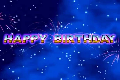HAPPY BIRTHDAY Animation 4Min. SCREEN SAVER For Your Party YouTube