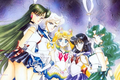 Sailor Moon Sailor Uranus Sailor Neptune Sailor Pluto Sailor ...