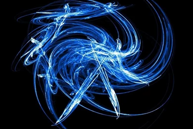 Abstract Blue Light Picture