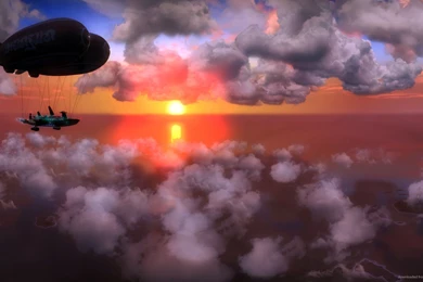 Just Cause 2 Zeppelin Wallpapers For iPhone 4