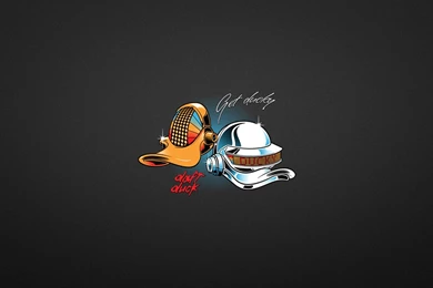 Music, Daft Punk, Looney Tunes, Daffy Duck, Duck :: Wallpapers