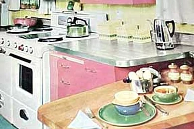 Retro Rooms: The 1950s Kitchen   Hooked On Houses