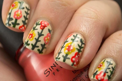 Hey, Darling Polish!: Nail Art A Go Go: Day 11   Wallpapers