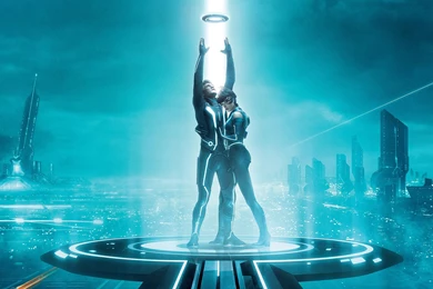 Sam Flynn Quorra Tron Legacy Wallpapers