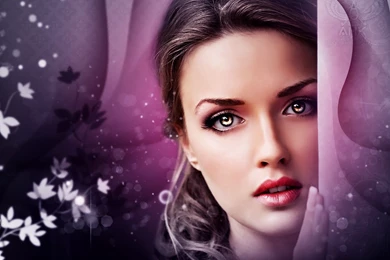 Face Beautiful Beauty Woman Girl Fantasy Eyes Wallpapers ...