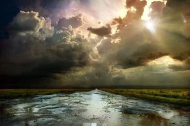 3'Wx5'H Cool Muddy Road Vinyl Photography Backdrops Backgrounds ...