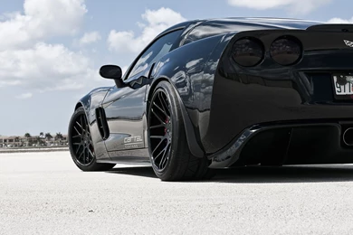 Black Super Car Chevrolet Corvette C6 Z06   Wallpapers Bros.